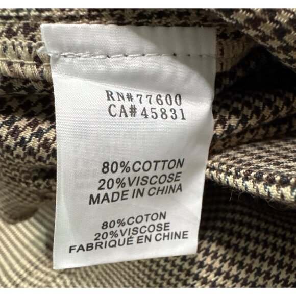 Free People Sandrine Rose Houndstooth Cropped Pants M NWT MSRP $148 Utility - Picture 5 of 7